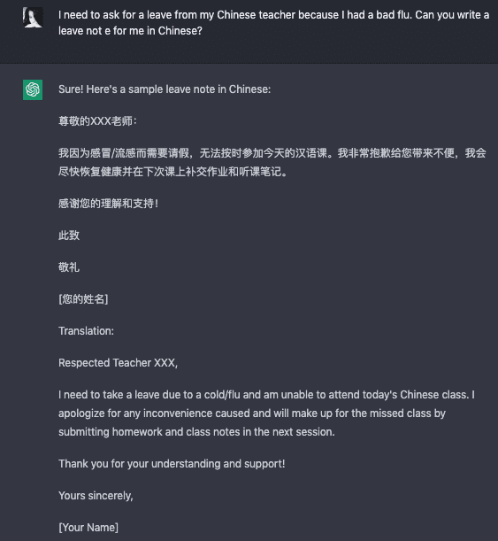 Using ChatGPT Write from scratch