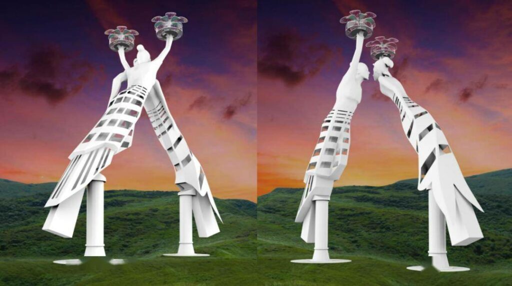 flying kiss china original desgin