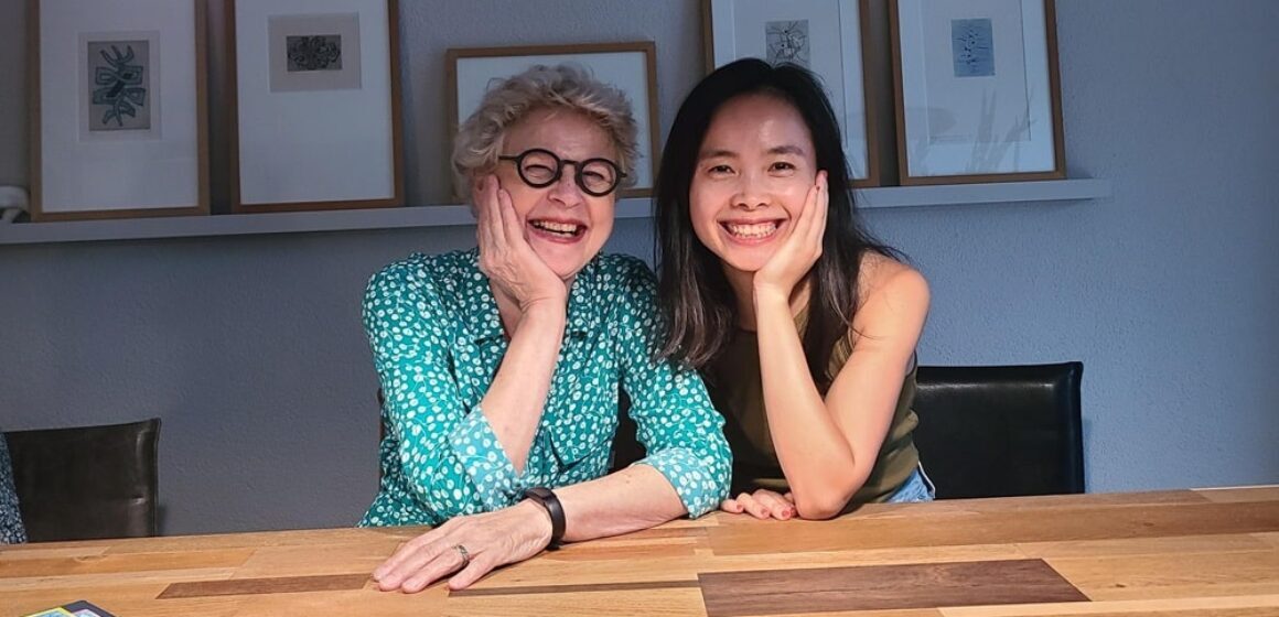 goeast mandarin sudent lili with Maria