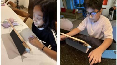 goeast mandarin students Elijah and Naomi from Singapore