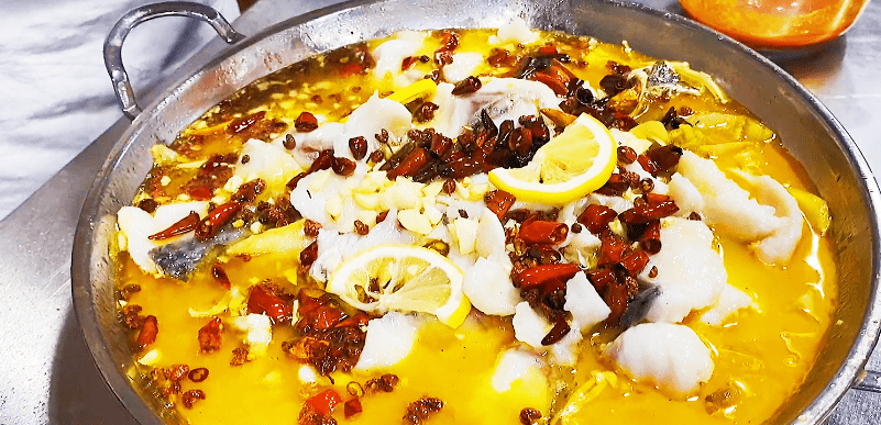 spicy chinese foods- suan cai yu